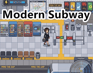 Modern Subway Station Tileset Pack cover art