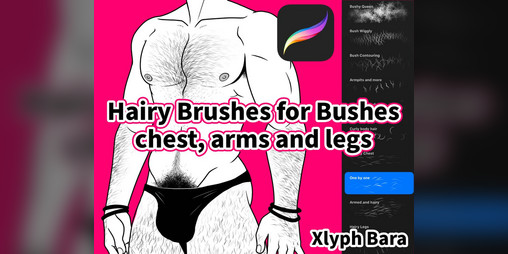 Cover image for Hairy Brushes for Bushes, Chest, Arms and Legs!