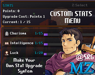 RPG Maker MZ Custom Stat Menu System
