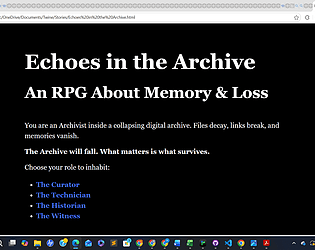 Echoes in the Archive