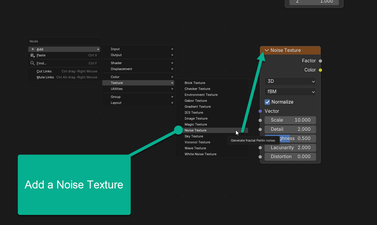 Blender Vertex Color Mask - 04 - Procedural Noise - Vertex Color shader ...