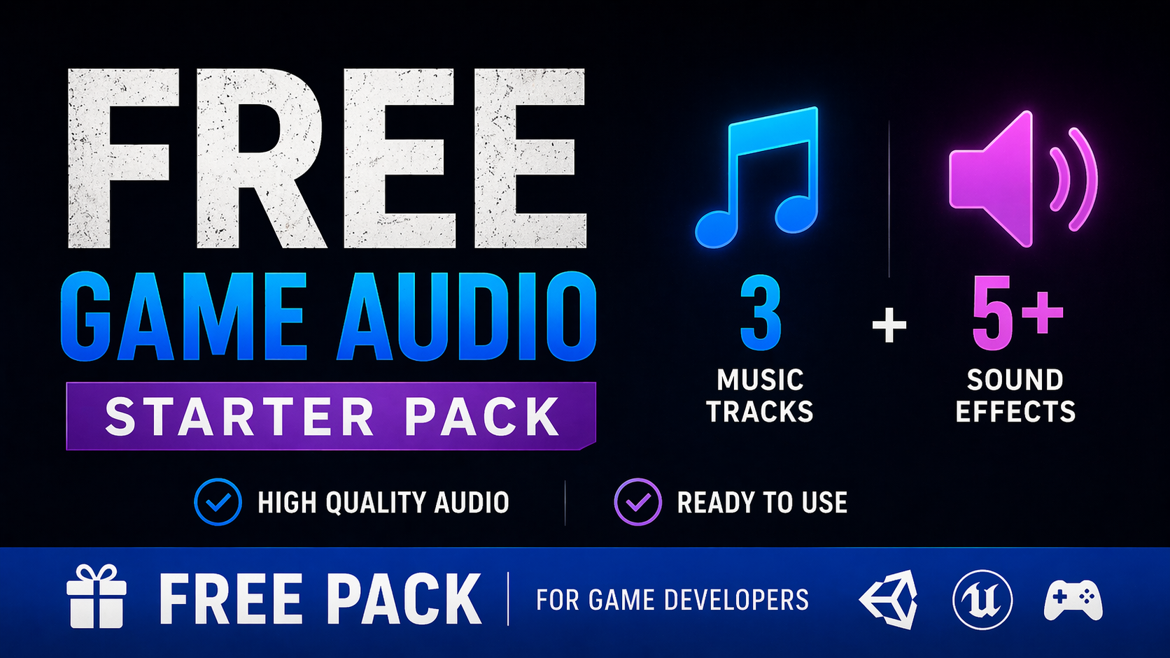 Audio Game 🎁 Free Game Audio Pack – Music & SFX for Your Game - itch.io