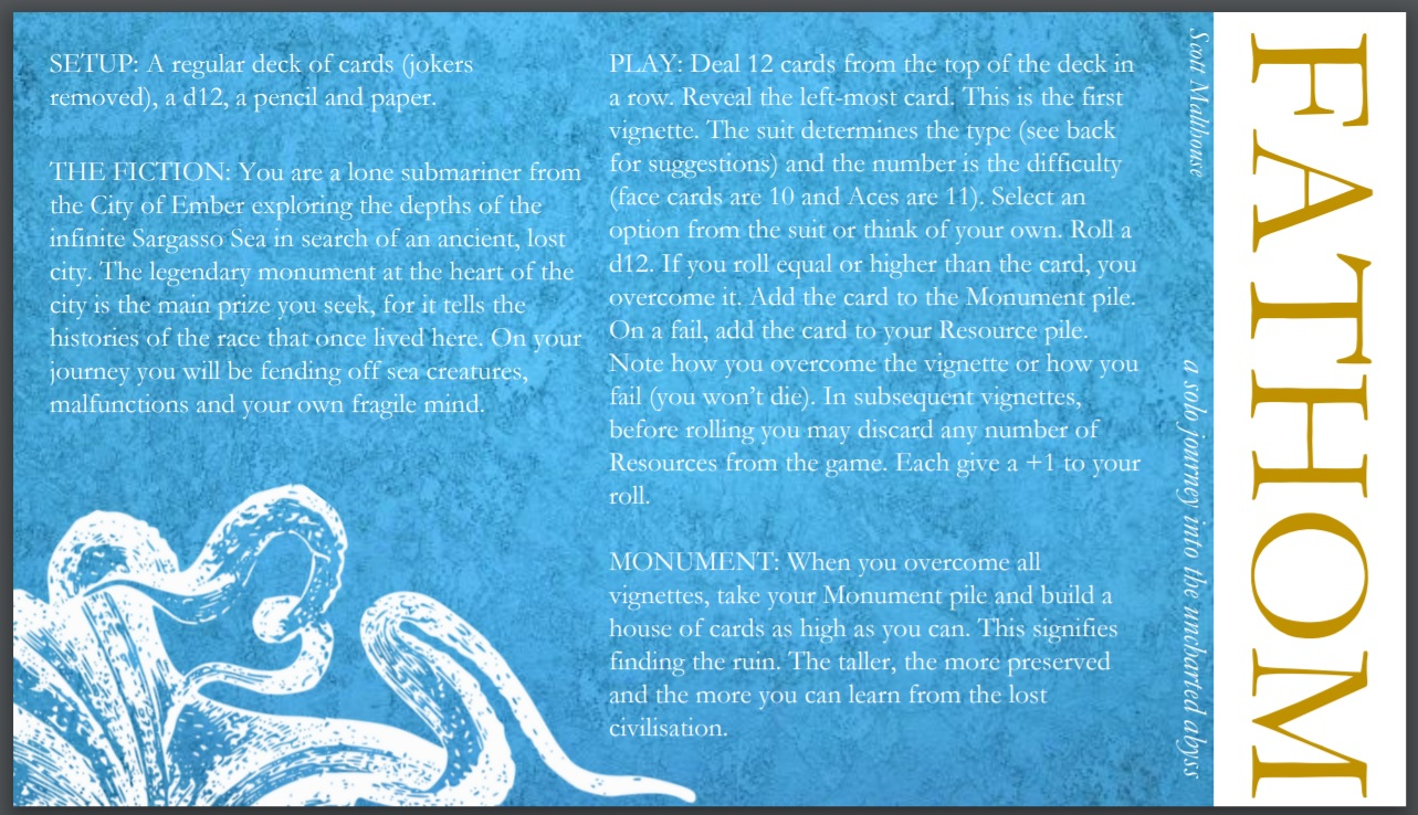 Cover image for FATHOM: a solo voyage into the abyss
