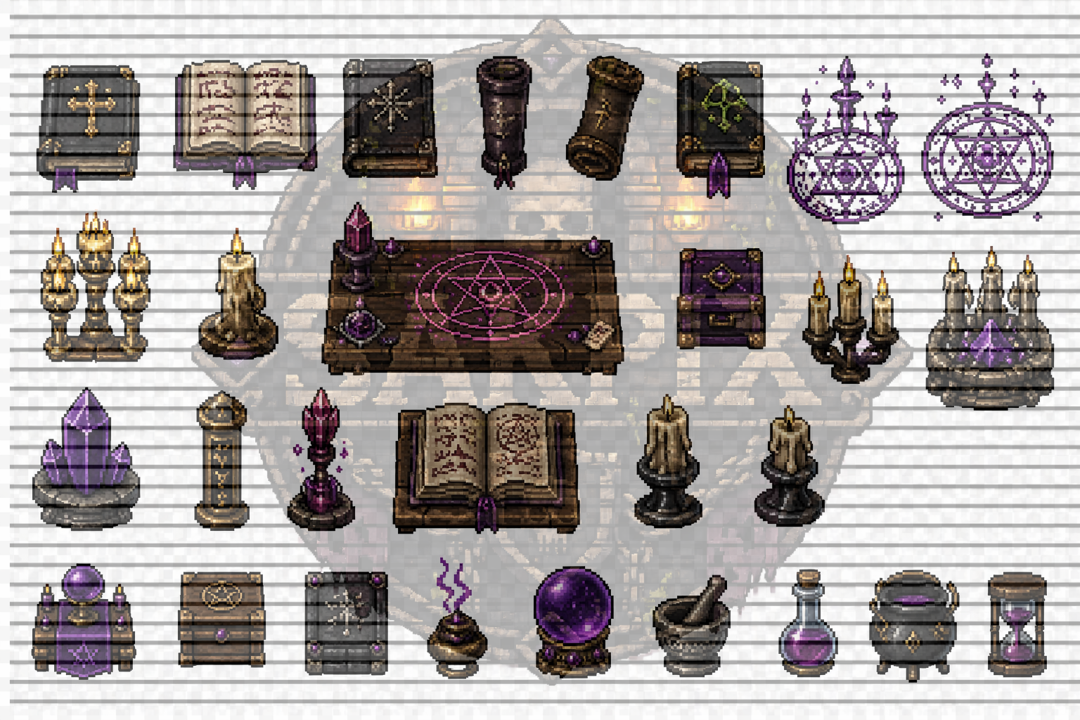 Dungeon Asset Pack – Pixel Art by SakPix