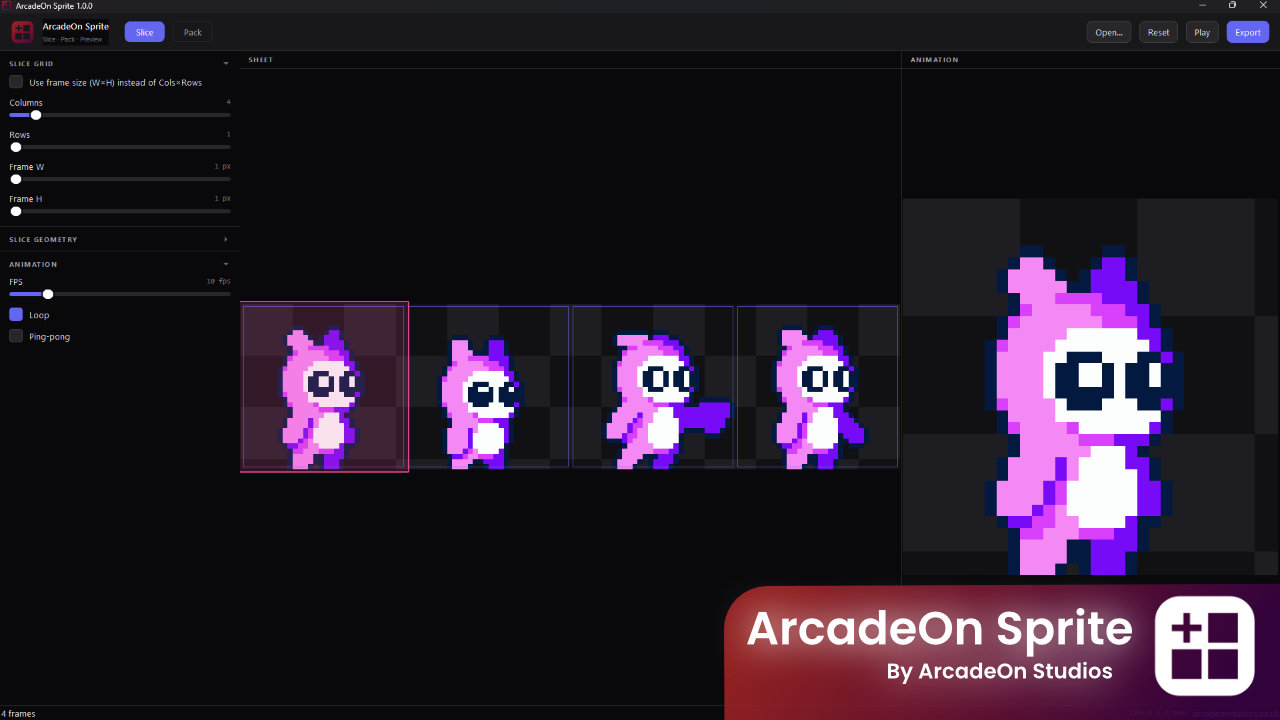 ArcadeOn Sprite