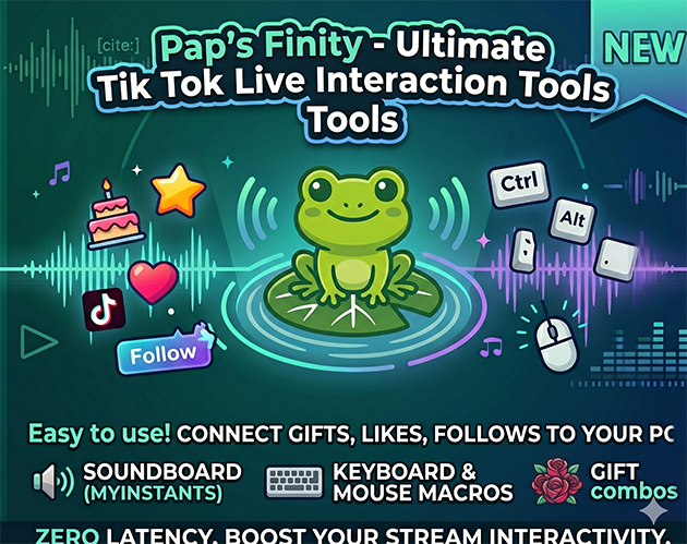 Pap's Finity - TikTok Live Connector LIFETIME