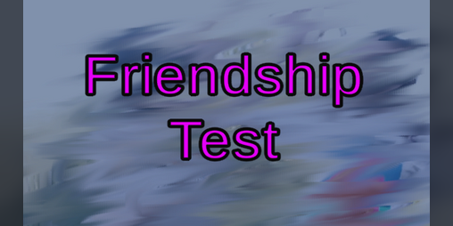 Cover image for Friendship Test