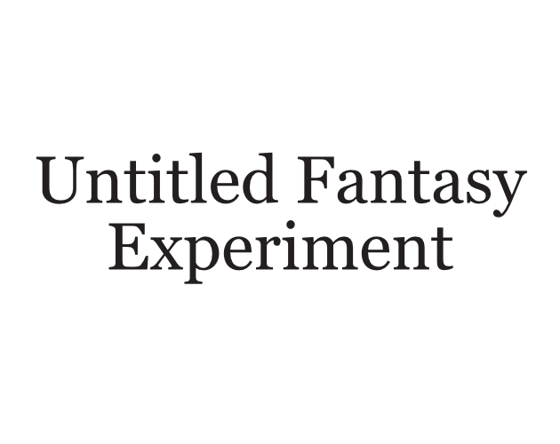 Cover image for Untitled Fantasy Experiment