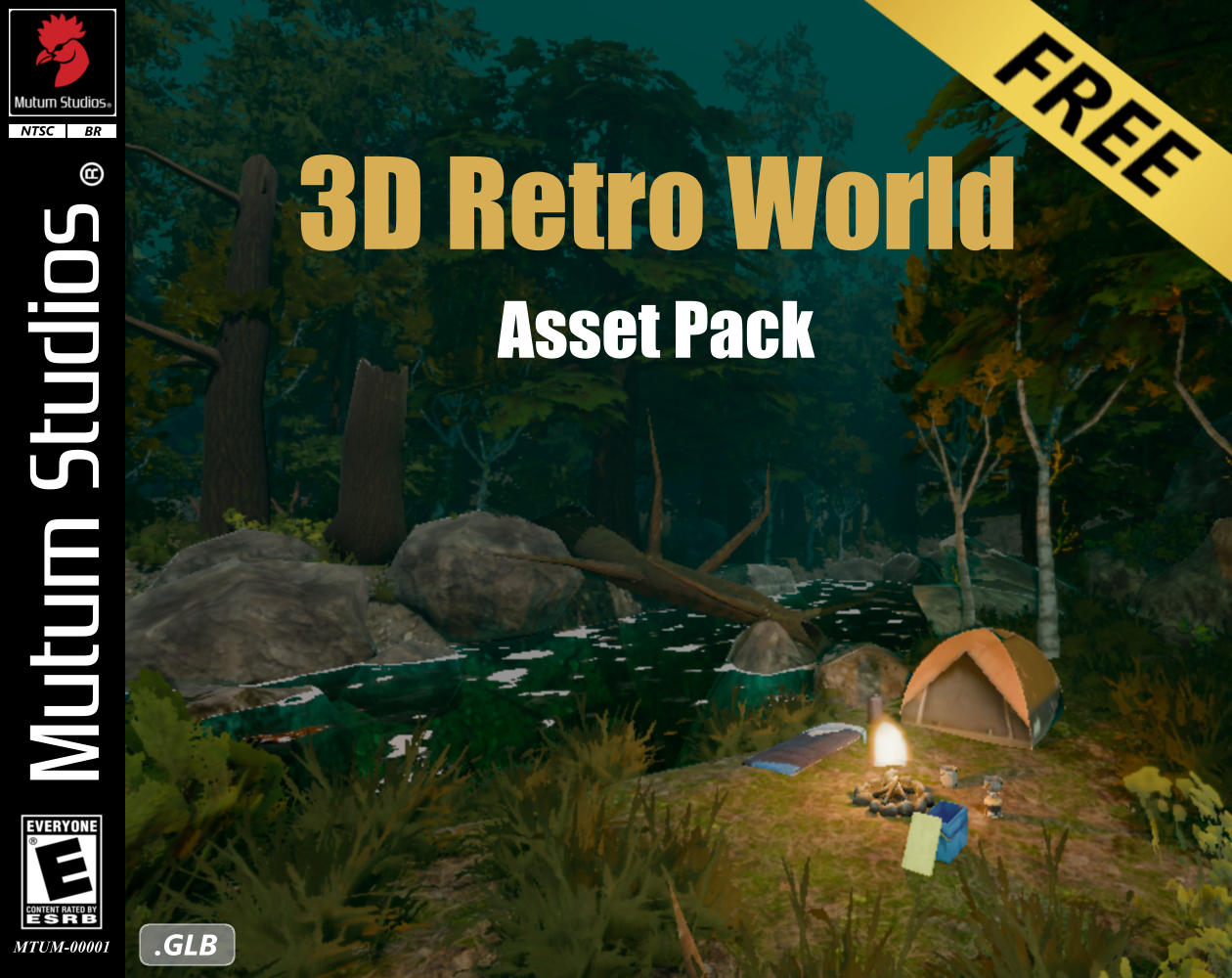 FREE - 3D Retro World