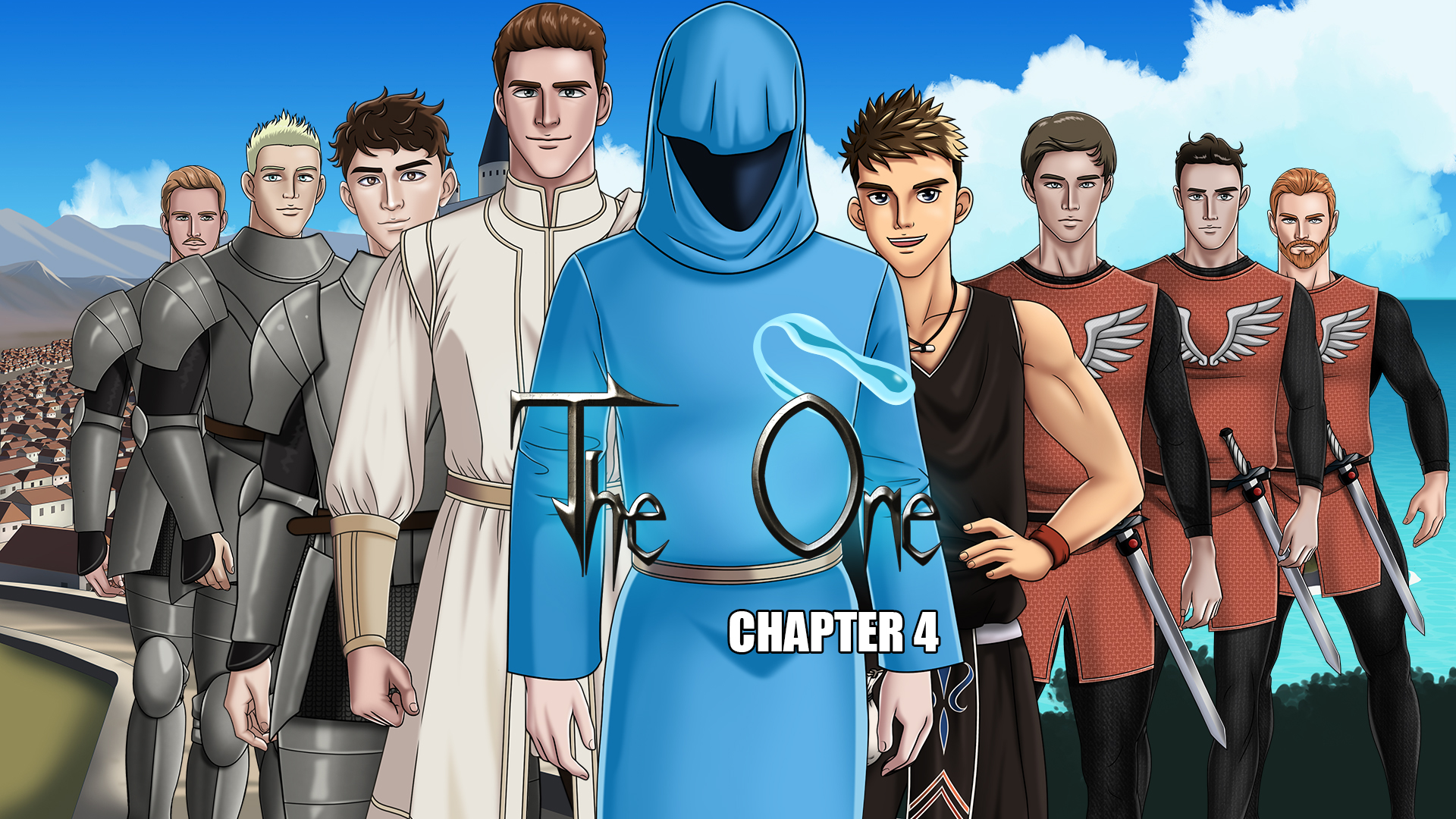 Cover image for [1.0 RELEASED][R18+]The One Chapter 4: Yaoi Game/Gay Dating Sim/Yaoi Visual Novel[NSFW]!