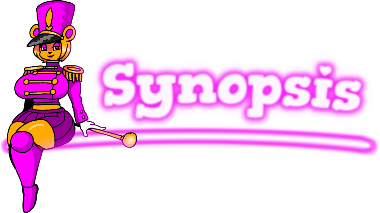 Synopsis (FaniBear is sitting down on the header)