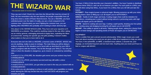 Cover image for The Wizard War
