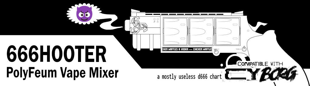 666HOOTER - d666 Vape Gun For CY_BORG