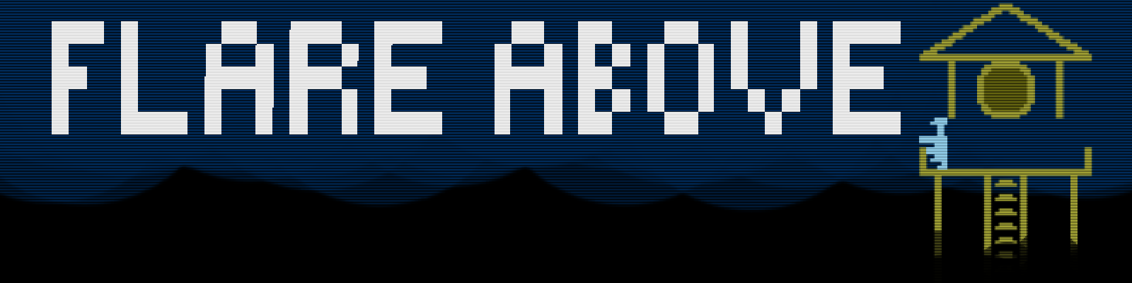 Flare Above Lighthouse