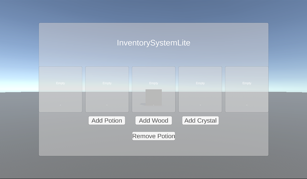 Unity Inventory System Lite by Projekt_U.E