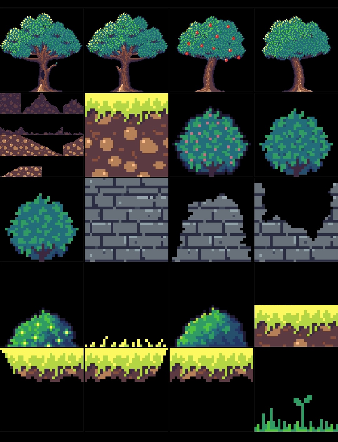 Nature Tiles + Trees By Agentkity