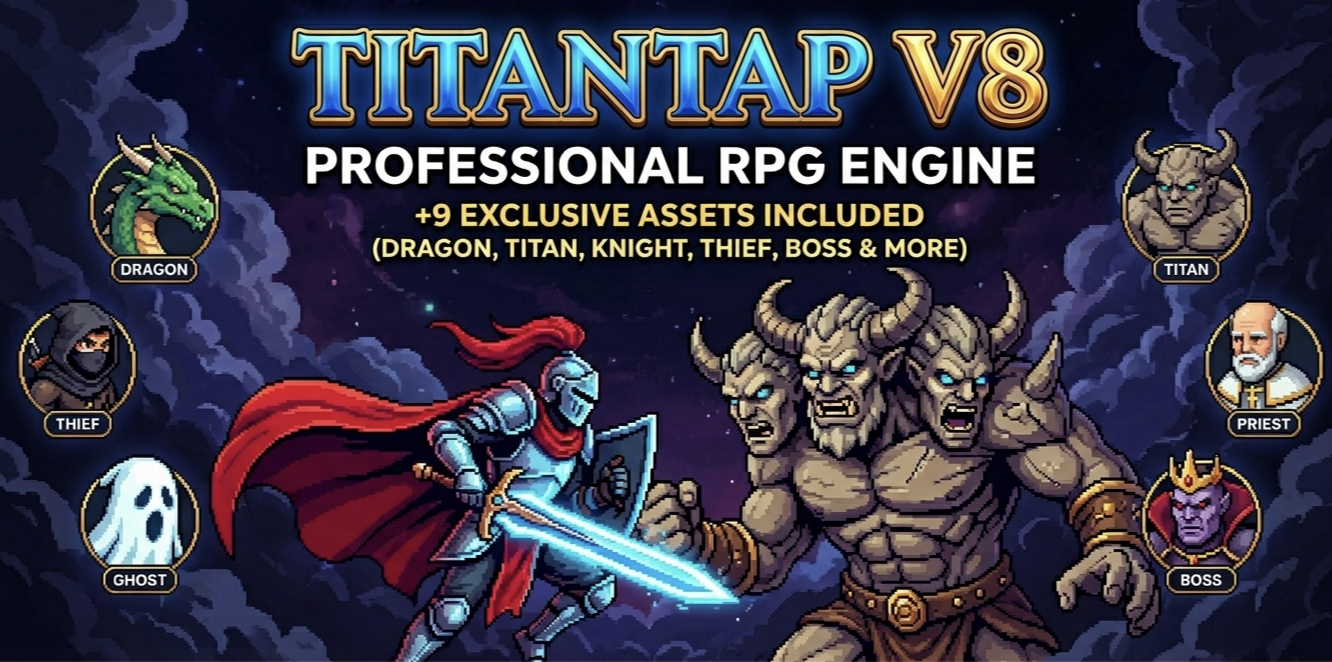 Pc Engine Rpg TitanTap: Grand RPG Engine V8 - Mobile & PC by TITAN TAB STUDIO