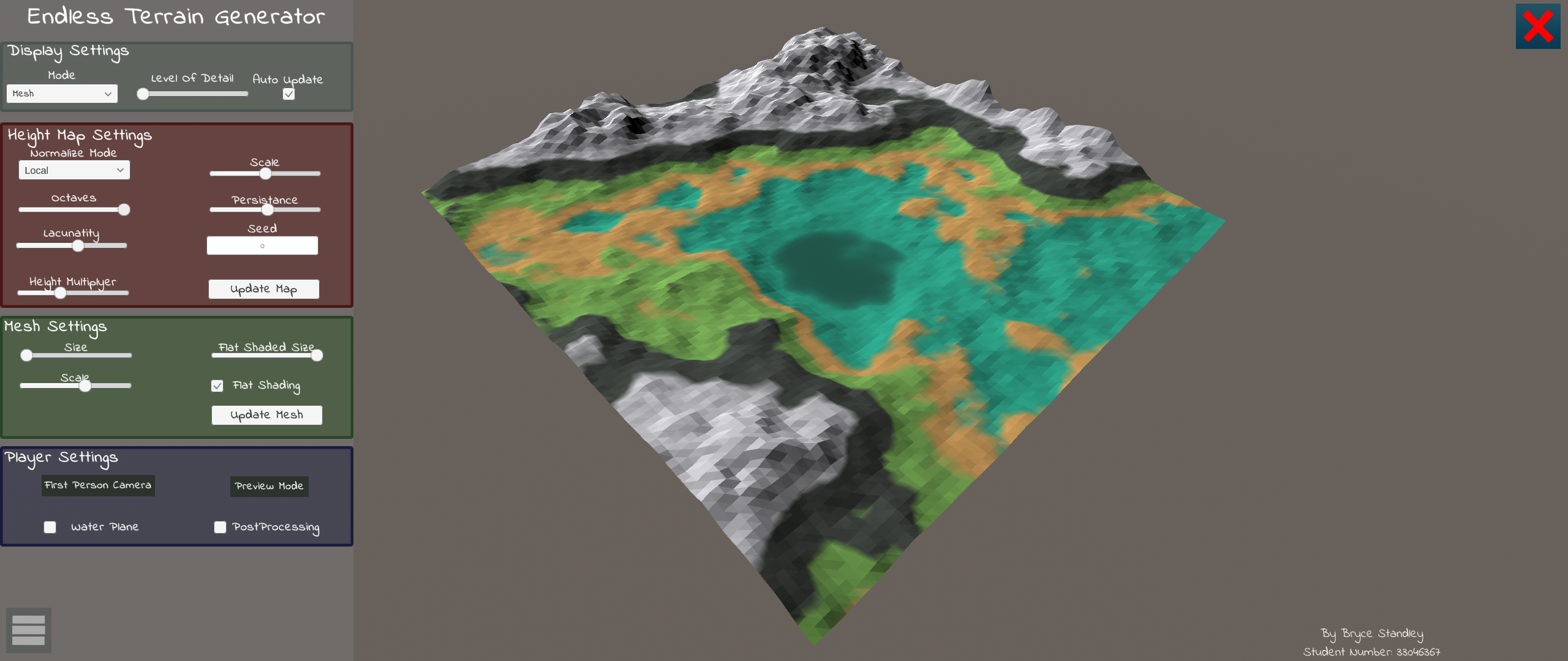 Terrain Generation Tech Art