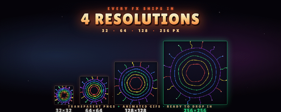 Fx Effects Pixel Art - 256x256 | 128x128 | 64x64 | 32x32 - #93 by FX ...