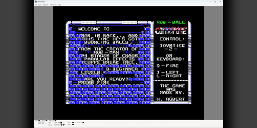 Cover image for Rob-Ball (C64)