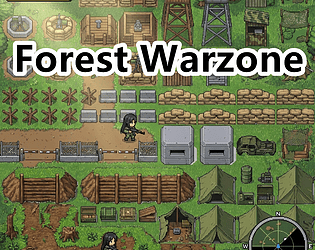 Forest Warzone Pixel Art Tileset Pack cover art