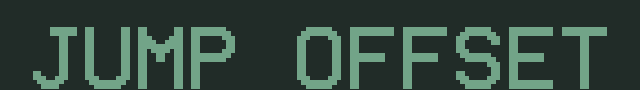 JUMP OFFSET