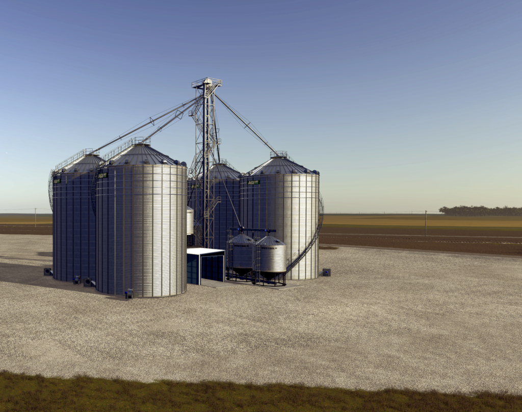 Cover image for AGI - 4 Bin Site V2- Corn Dryer