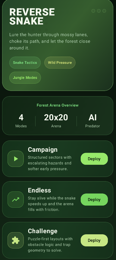 Reverse Snake 3.0 - Major Update Dev Log - Snake Escape by ZHIEND