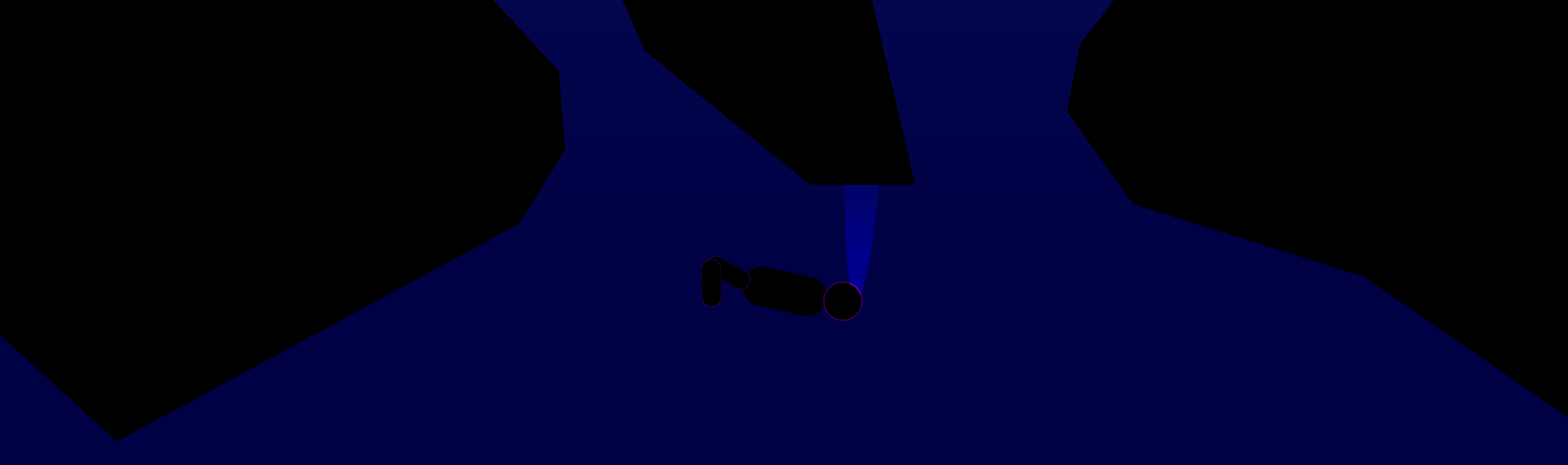 Cave diving simulator