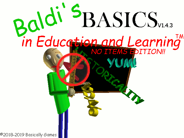 baldi's basics items