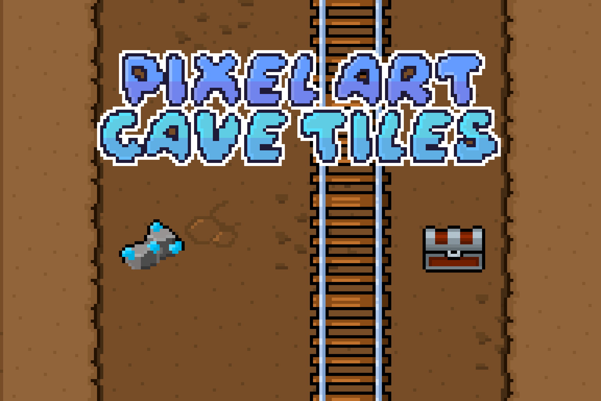 Pixel art cave tileset by ljdv_studios