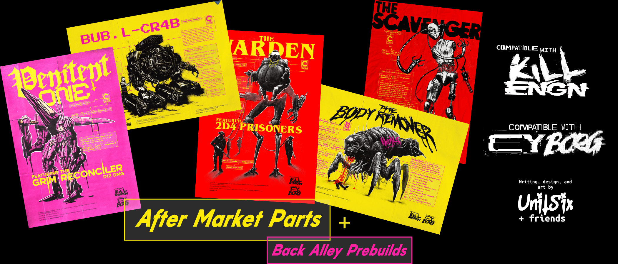 After Market Parts // Compatible with Cy_Borg and Kill ENGN