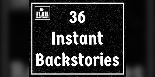 Cover image for 36 Instant Backstories