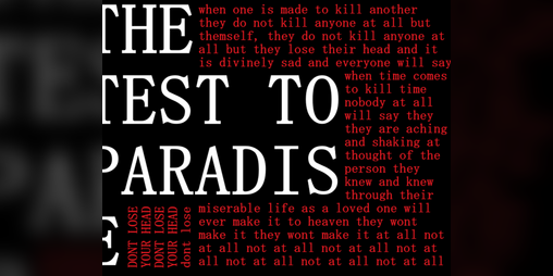 Cover image for The Test to Paradise