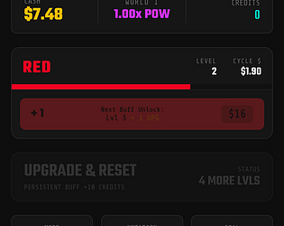 My first idle game