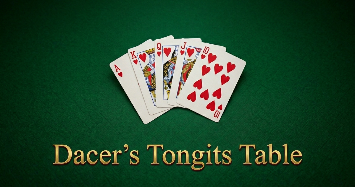 Dacer's Tongits Table