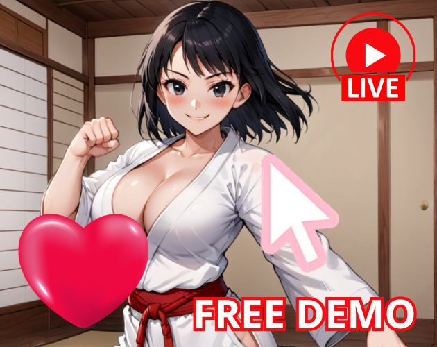 Cover art for Hentai Clicker: Akumi is streaming 🔴🔞, an adult visual novel by Sexy Baguette Studio