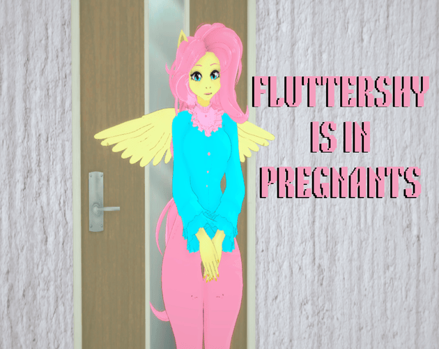 Cover art for Fluttershy Is In Pregnants (Demo) by Weird420XL — adult visual novel