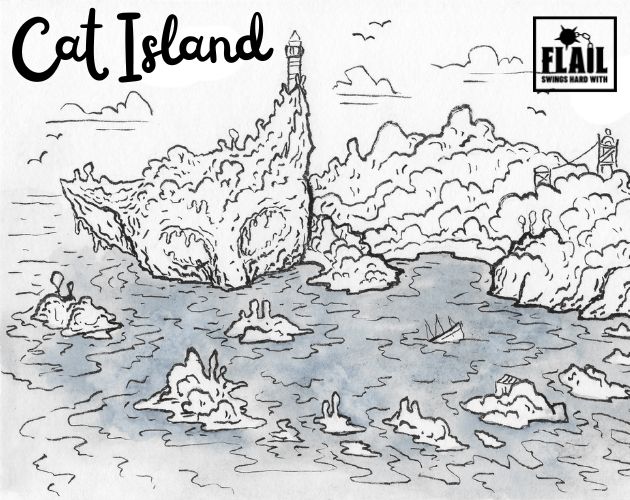 Cover image for Cat Island: Postcard adventure