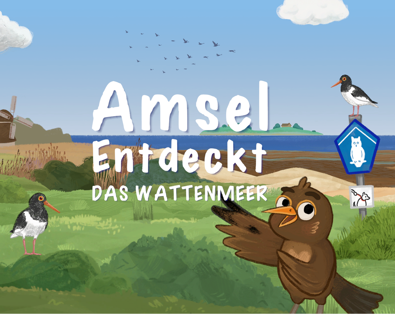 Cover image for Amsel Entdeckt | Das Wattenmeer