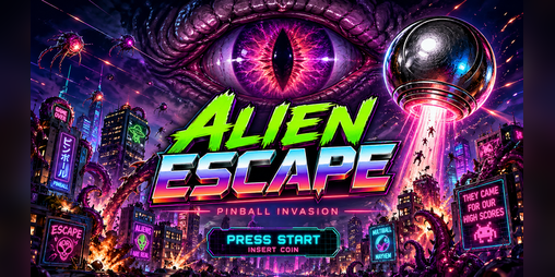 Cover image for Alien Escape Pinball