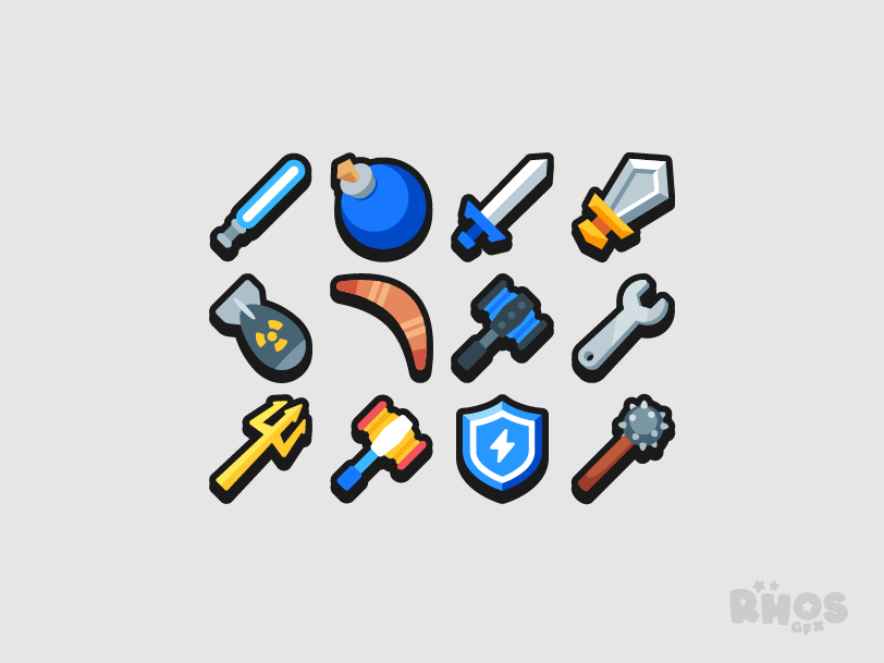 Weapons from base pack