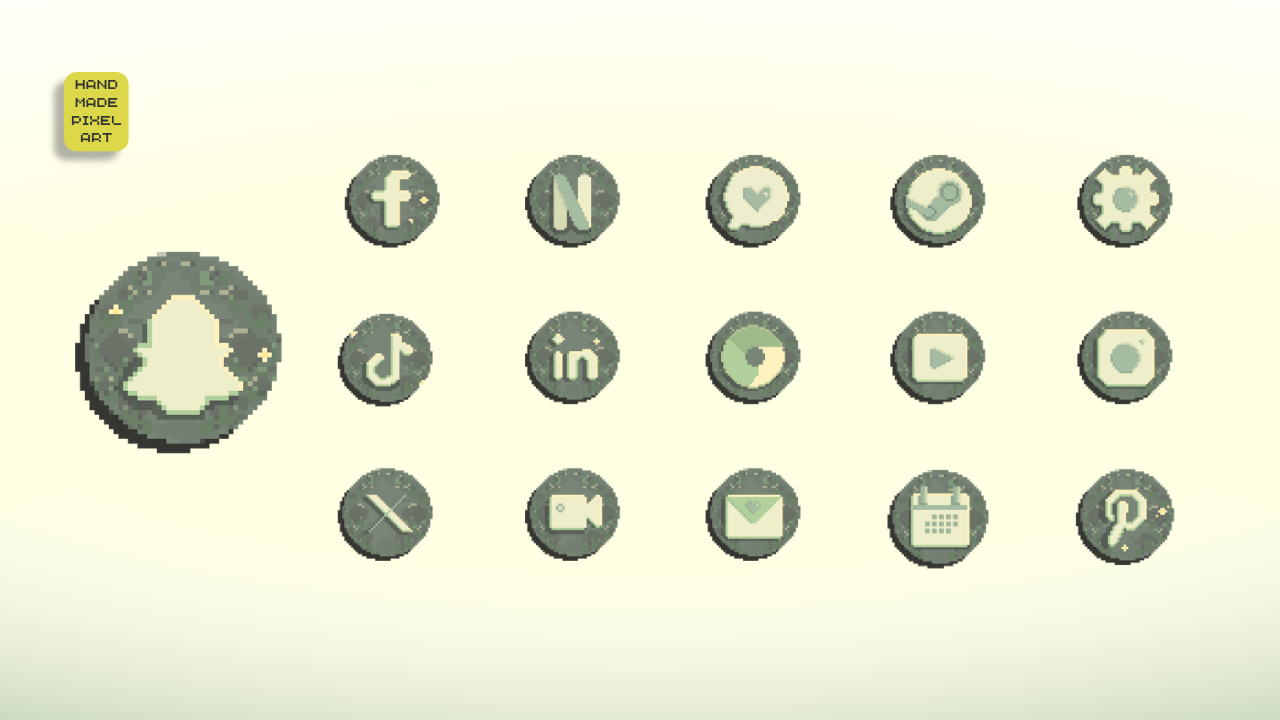 Free Grass Icon Pack | Pixel Art