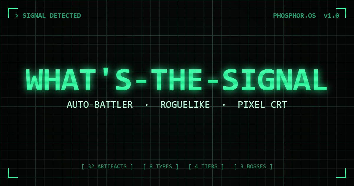 Cover image for what's-the-signal