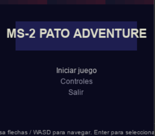 The adventure of pato