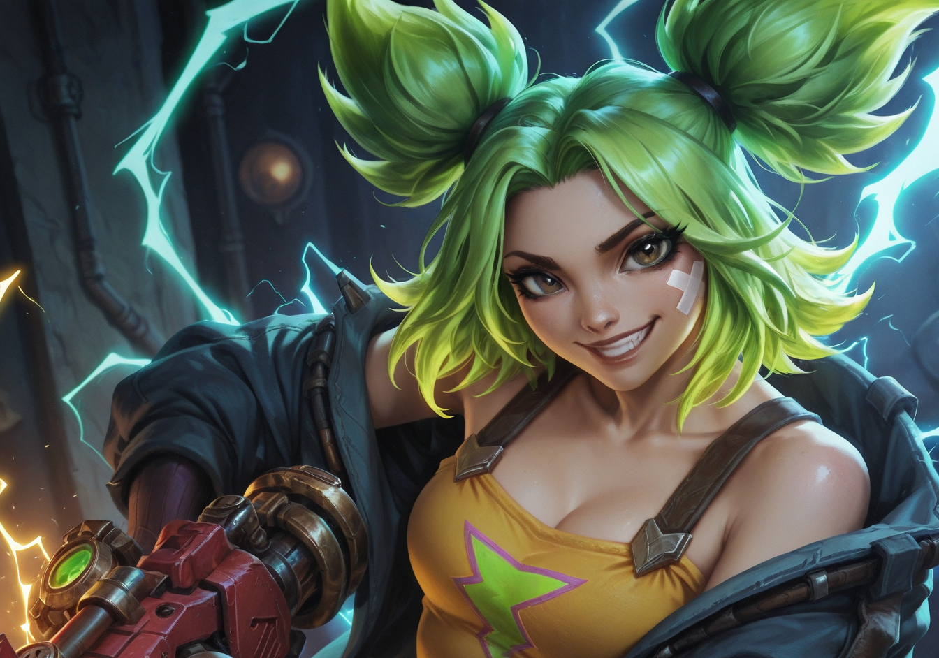 [Zeri - League of legends - {COMMISSIONED} - P1] by TheKing