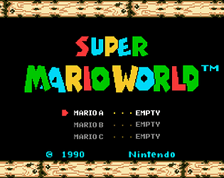 (Remake - Study) - Super Mario World game screenshot