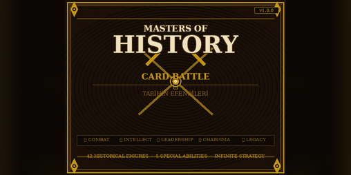 Cover image for Masters of History — Card Battle