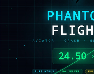 Phantom Flight — Aviator-Style Crash Game