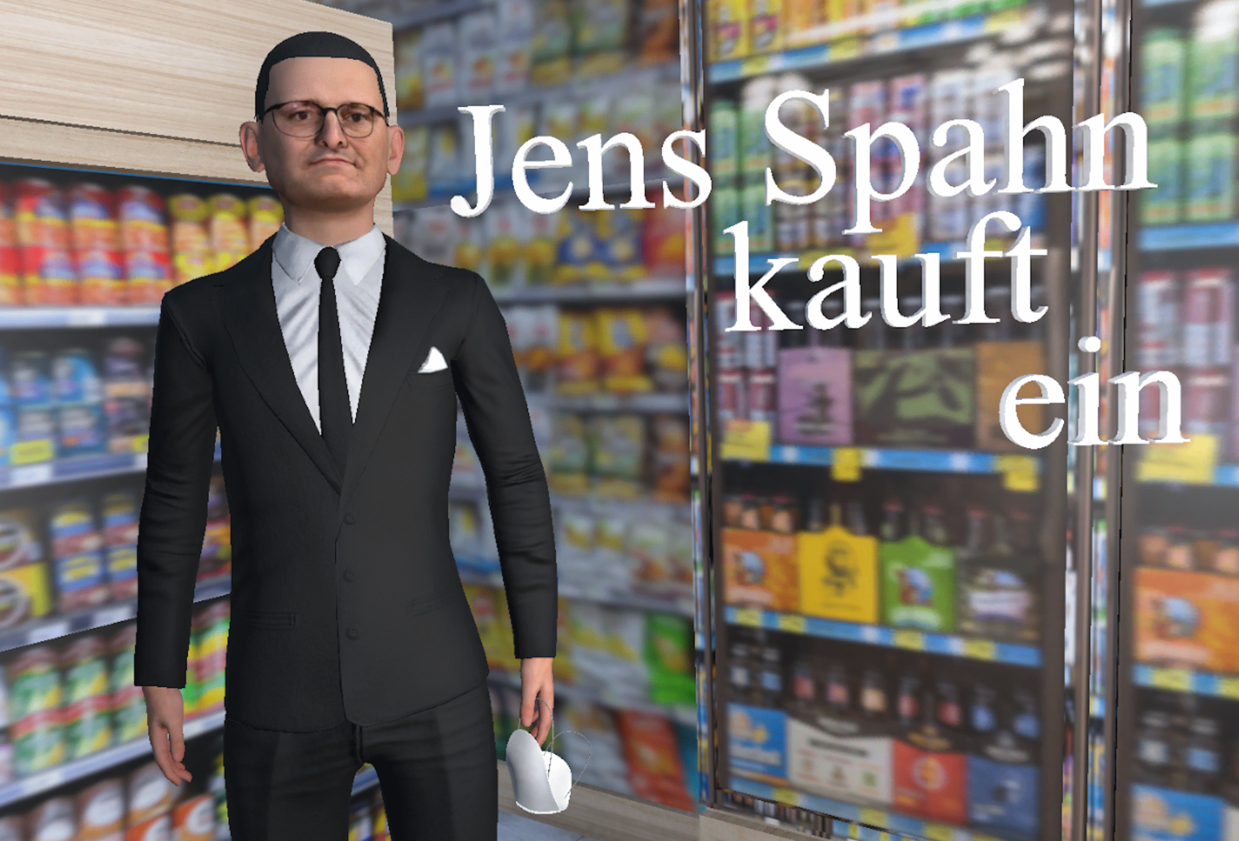 Jens Spahn kauft ein